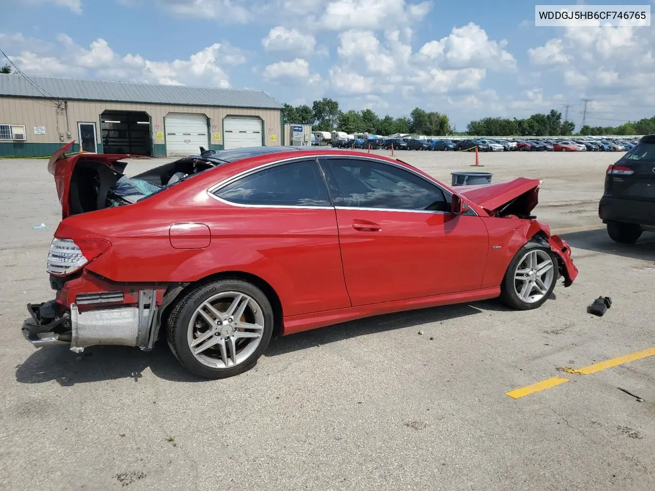 2012 Mercedes-Benz C 350 VIN: WDDGJ5HB6CF746765 Lot: 61470315