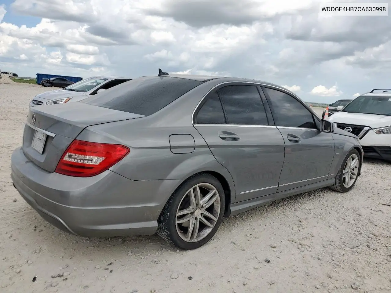 2012 Mercedes-Benz C 250 VIN: WDDGF4HB7CA630998 Lot: 62100835