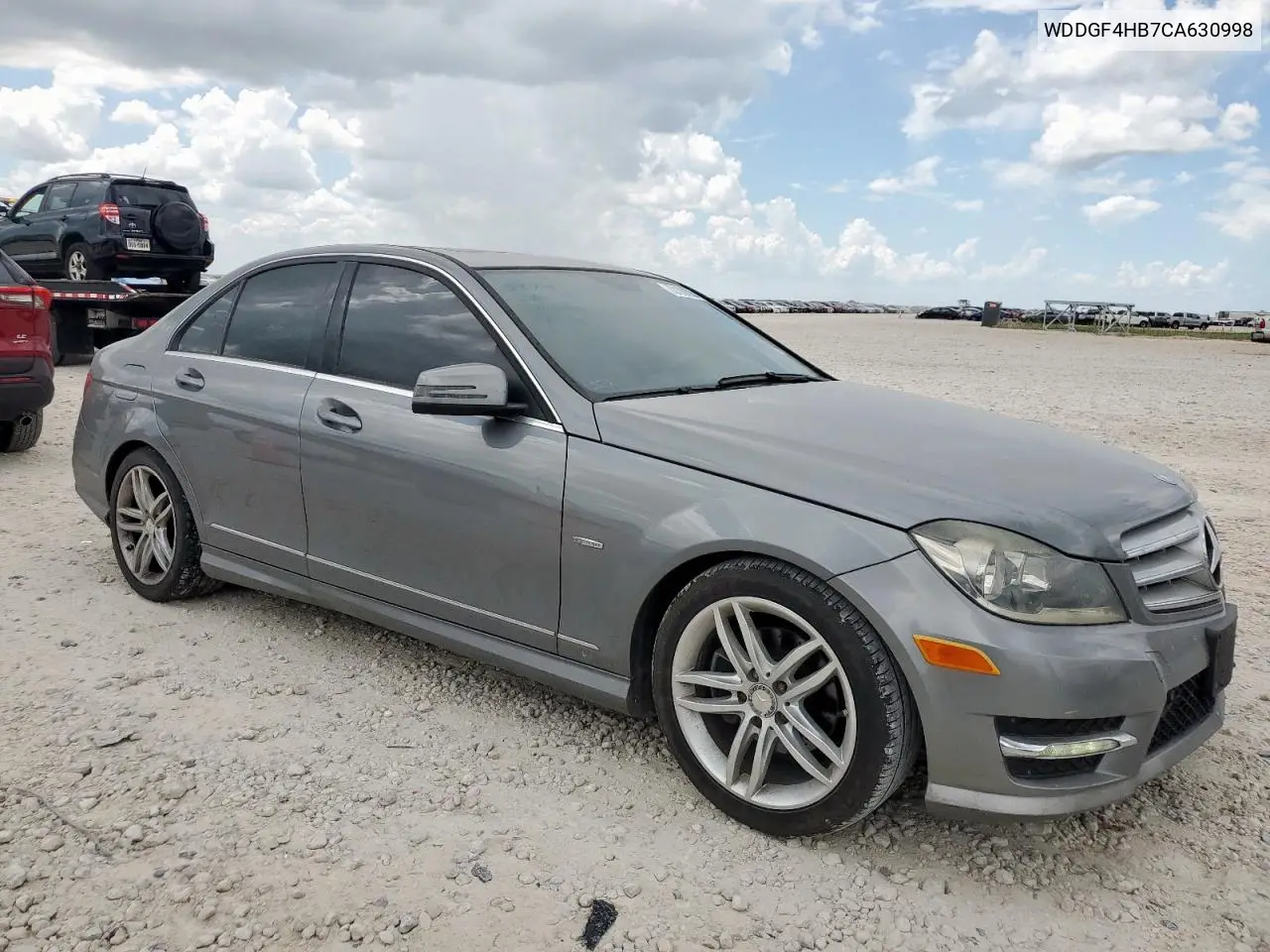 2012 Mercedes-Benz C 250 VIN: WDDGF4HB7CA630998 Lot: 62100835