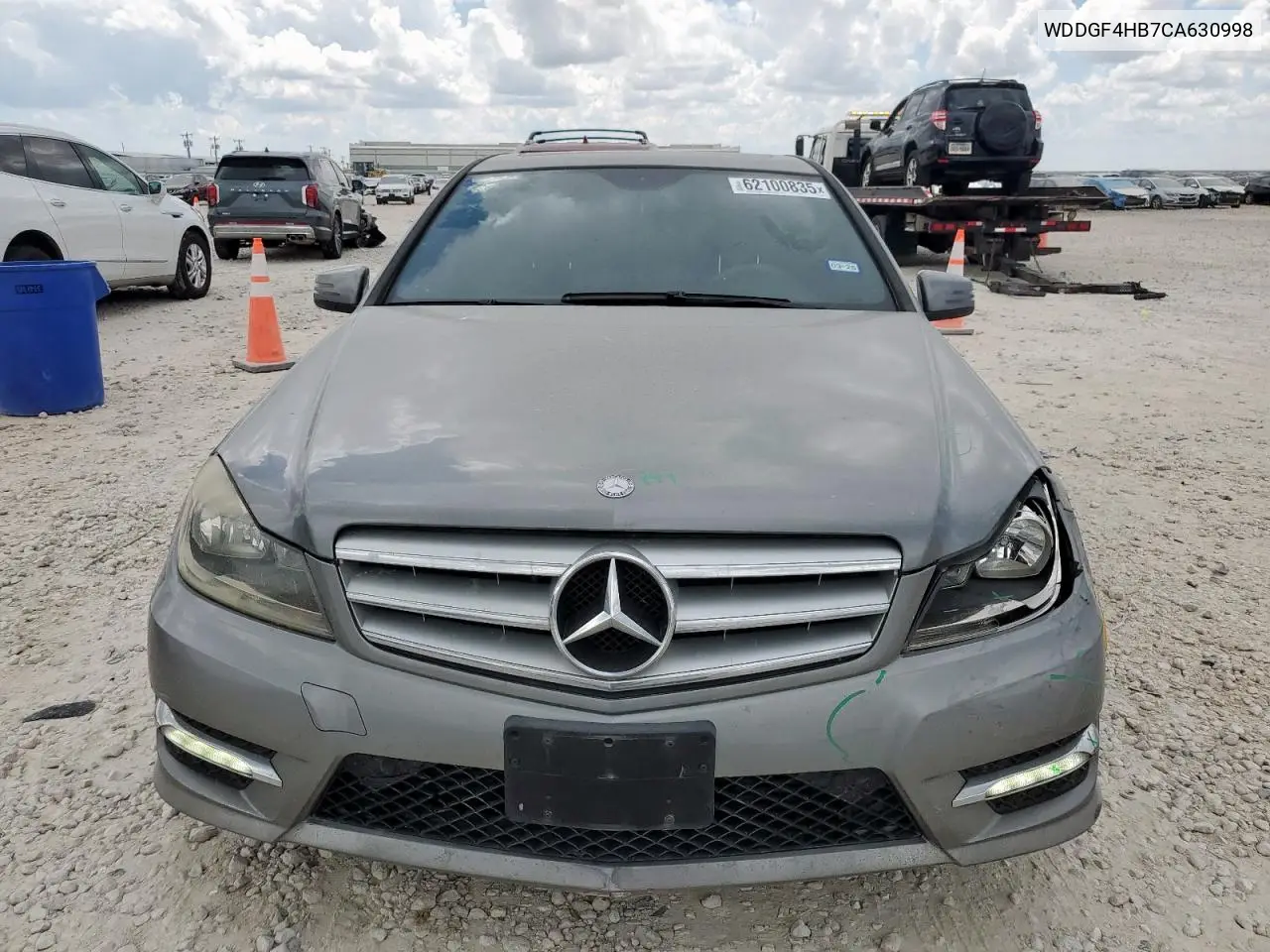 2012 Mercedes-Benz C 250 VIN: WDDGF4HB7CA630998 Lot: 62100835