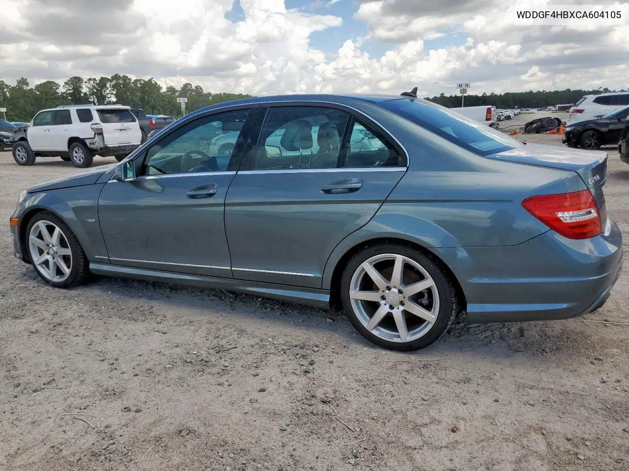 2012 Mercedes-Benz C 250 VIN: WDDGF4HBXCA604105 Lot: 62192295