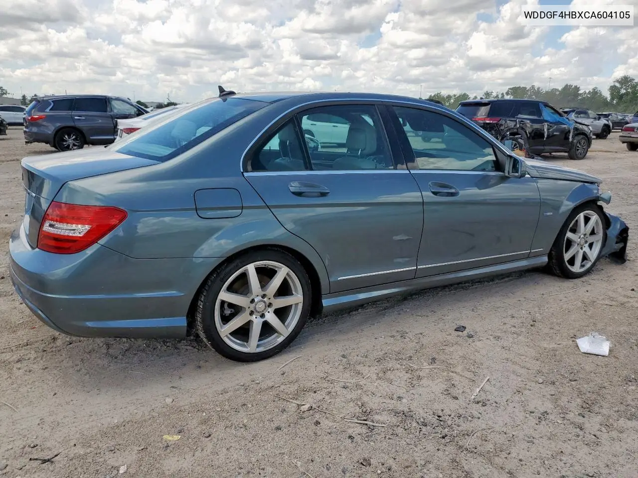 2012 Mercedes-Benz C 250 VIN: WDDGF4HBXCA604105 Lot: 62192295