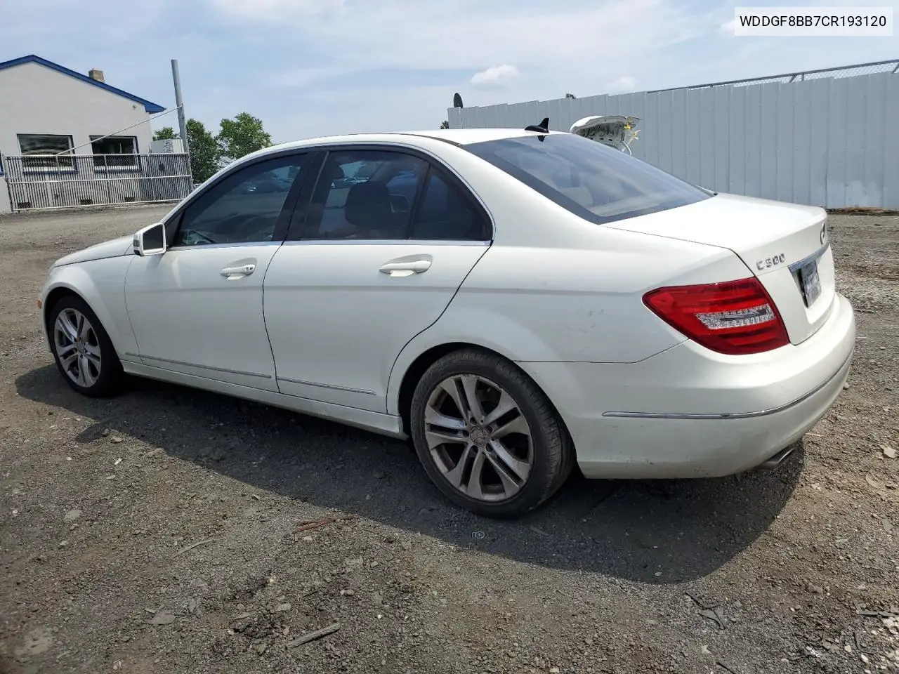 2012 Mercedes-Benz C 300 4Matic VIN: WDDGF8BB7CR193120 Lot: 62229155