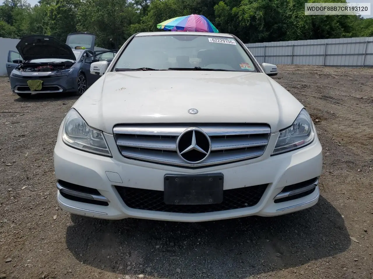 2012 Mercedes-Benz C 300 4Matic VIN: WDDGF8BB7CR193120 Lot: 62229155