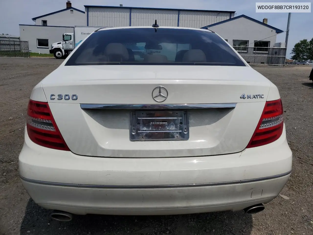 2012 Mercedes-Benz C 300 4Matic VIN: WDDGF8BB7CR193120 Lot: 62229155