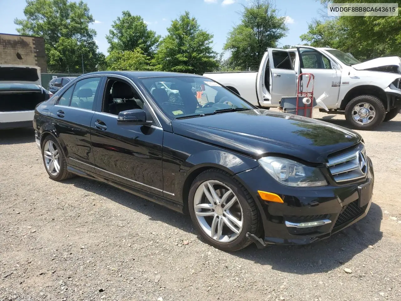 2012 Mercedes-Benz C 300 4Matic VIN: WDDGF8BB8CA643615 Lot: 62353045