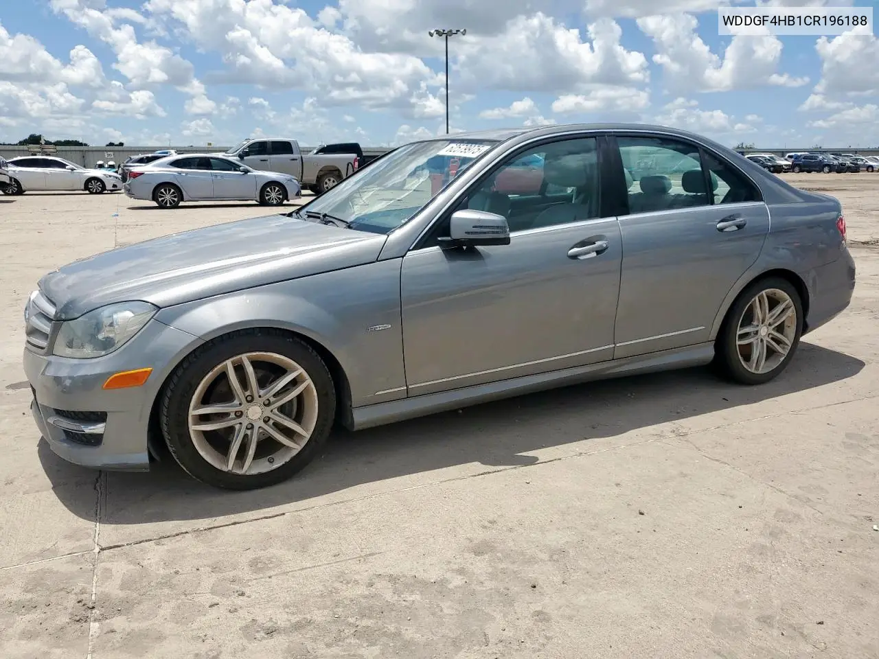 2012 Mercedes-Benz C 250 VIN: WDDGF4HB1CR196188 Lot: 62579975