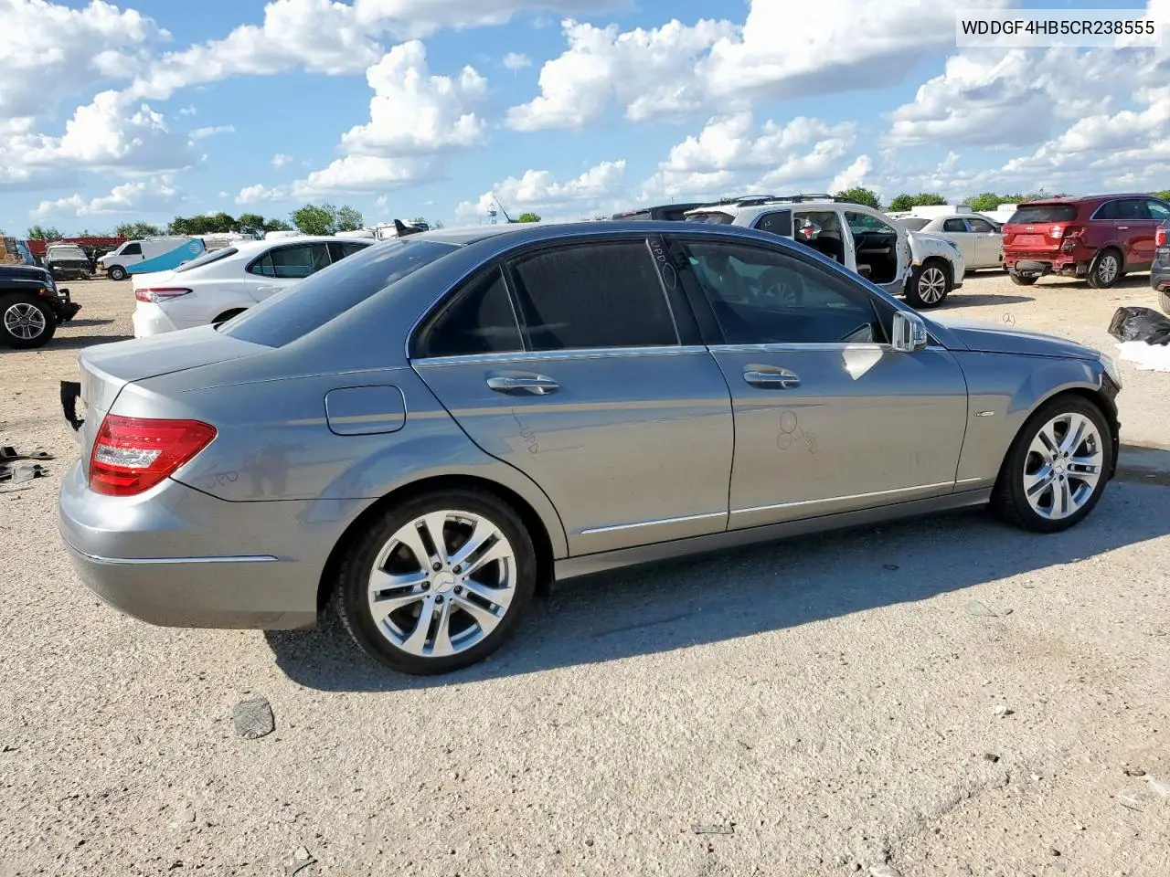 2012 Mercedes-Benz C 250 VIN: WDDGF4HB5CR238555 Lot: 62610685