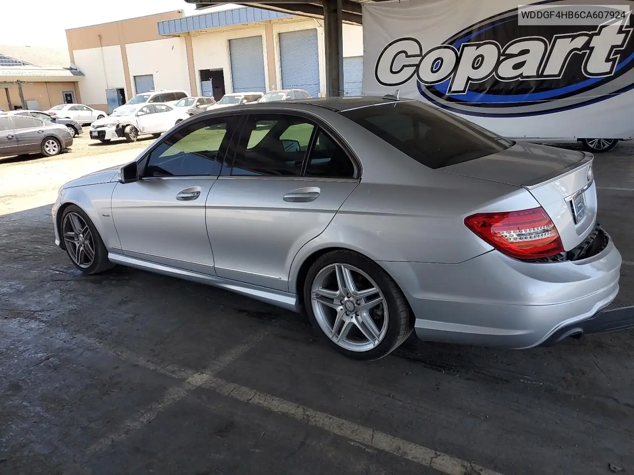 2012 Mercedes-Benz C 250 VIN: WDDGF4HB6CA607924 Lot: 62924855