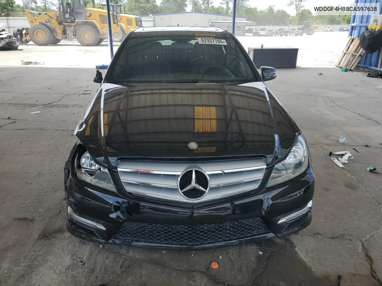 2012 Mercedes-Benz C 250 VIN: WDDGF4HB8CA597638 Lot: 62937105