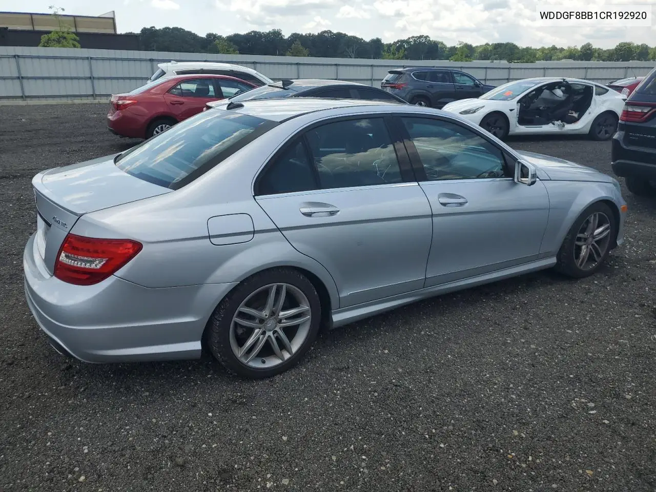 2012 Mercedes-Benz C 300 4Matic VIN: WDDGF8BB1CR192920 Lot: 63982445