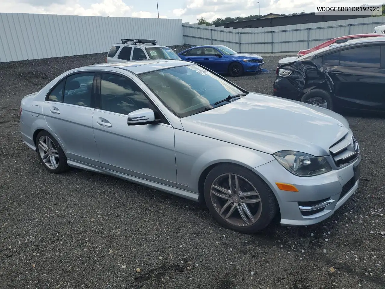 2012 Mercedes-Benz C 300 4Matic VIN: WDDGF8BB1CR192920 Lot: 63982445