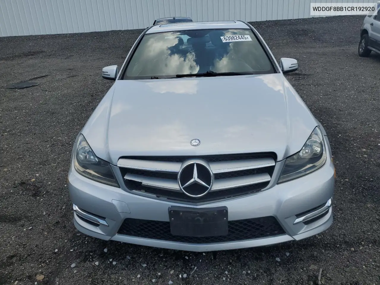 2012 Mercedes-Benz C 300 4Matic VIN: WDDGF8BB1CR192920 Lot: 63982445