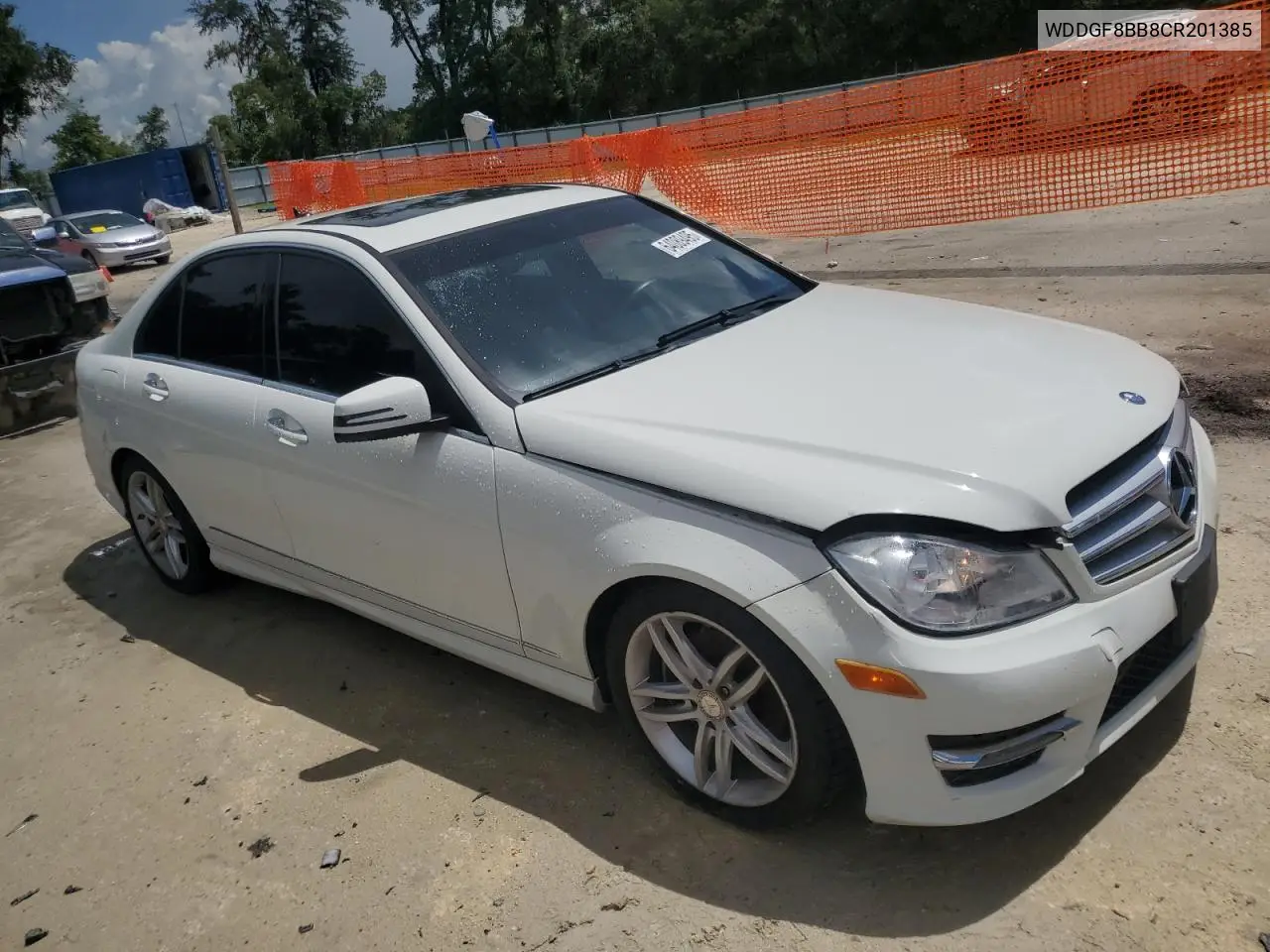 2012 Mercedes-Benz C 300 4Matic VIN: WDDGF8BB8CR201385 Lot: 64089495