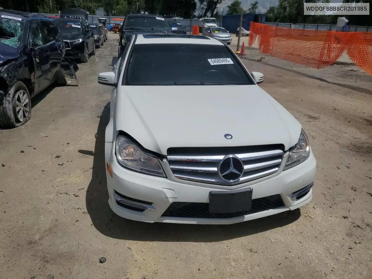 2012 Mercedes-Benz C 300 4Matic VIN: WDDGF8BB8CR201385 Lot: 64089495