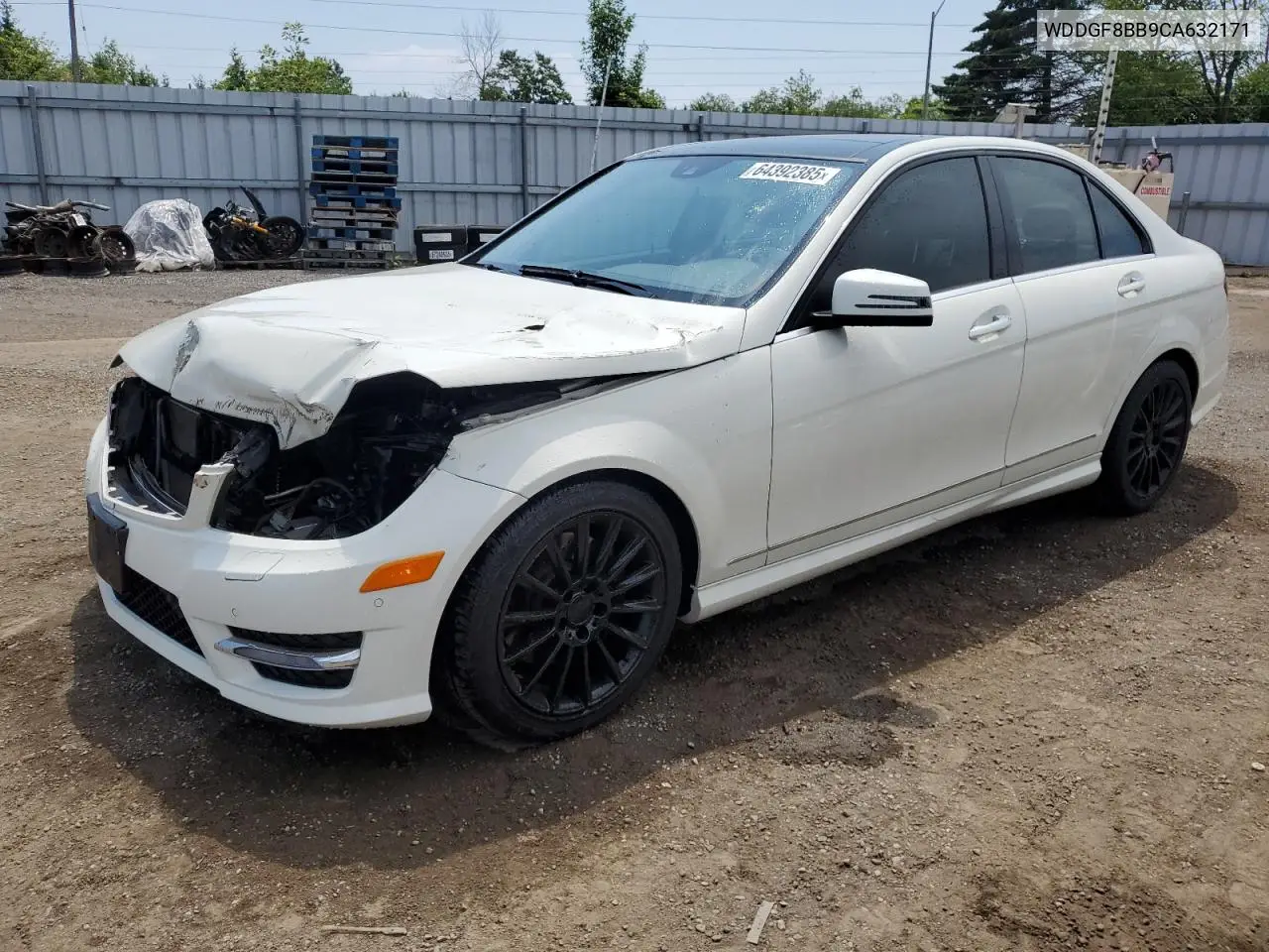 2012 Mercedes-Benz C 300 4Matic VIN: WDDGF8BB9CA632171 Lot: 64392385