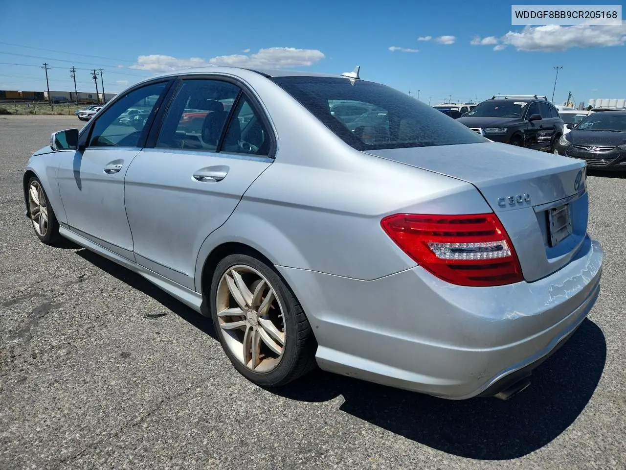 2012 Mercedes-Benz C 300 4Matic VIN: WDDGF8BB9CR205168 Lot: 64427855