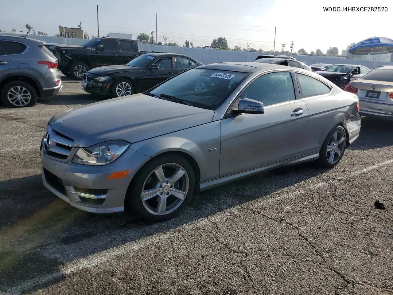 2012 Mercedes-Benz C 250 VIN: WDDGJ4HBXCF782520 Lot: 64447245
