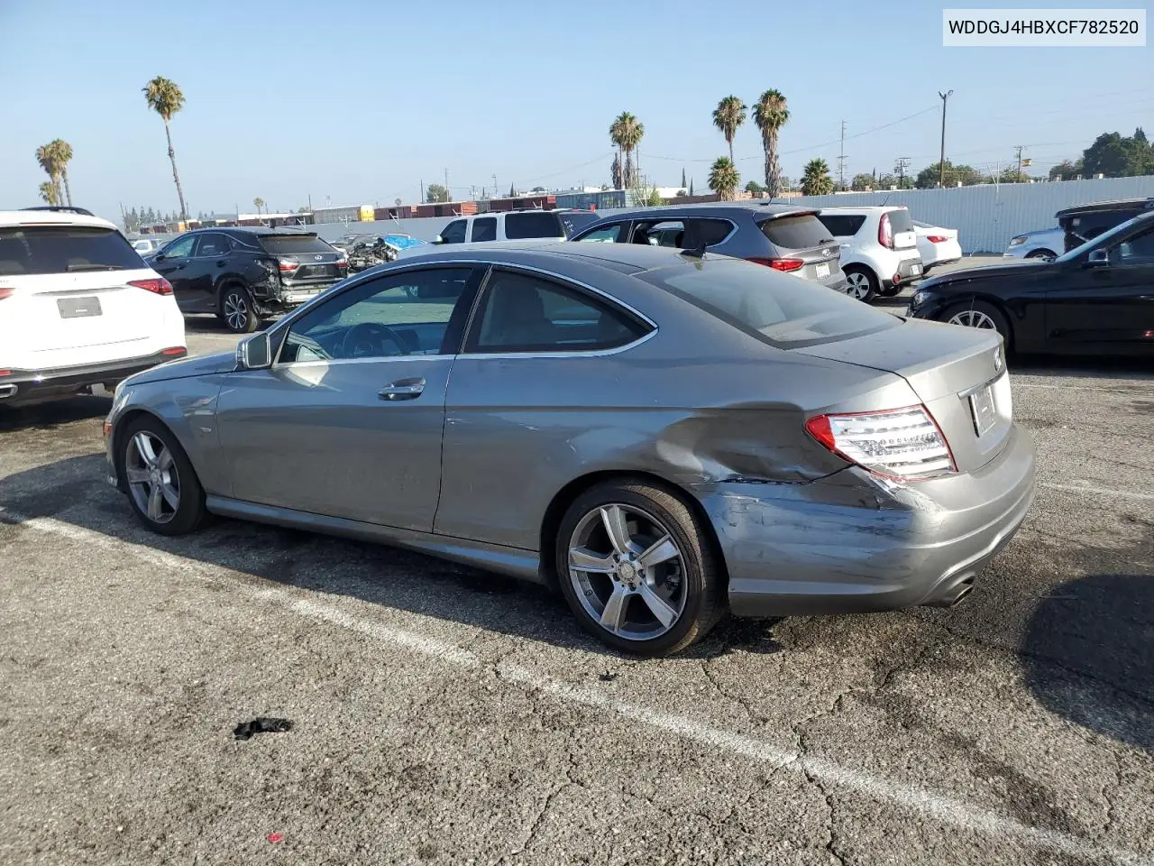 2012 Mercedes-Benz C 250 VIN: WDDGJ4HBXCF782520 Lot: 64447245