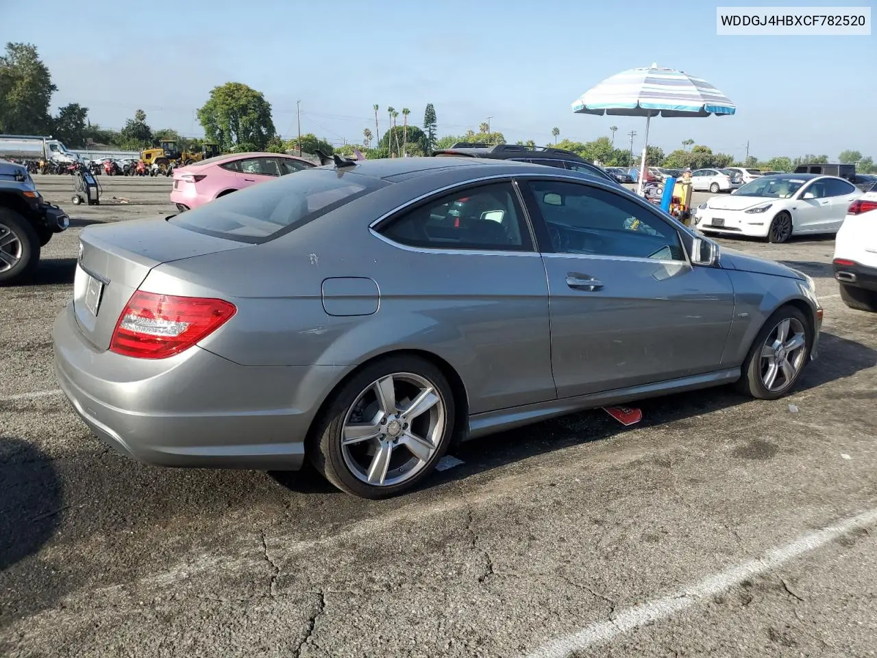 2012 Mercedes-Benz C 250 VIN: WDDGJ4HBXCF782520 Lot: 64447245