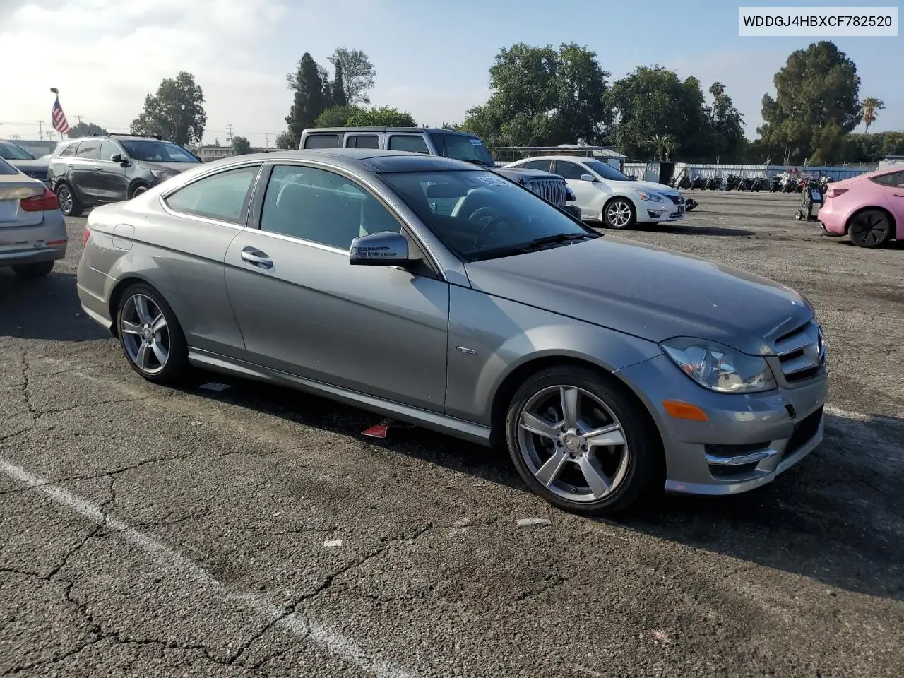 2012 Mercedes-Benz C 250 VIN: WDDGJ4HBXCF782520 Lot: 64447245