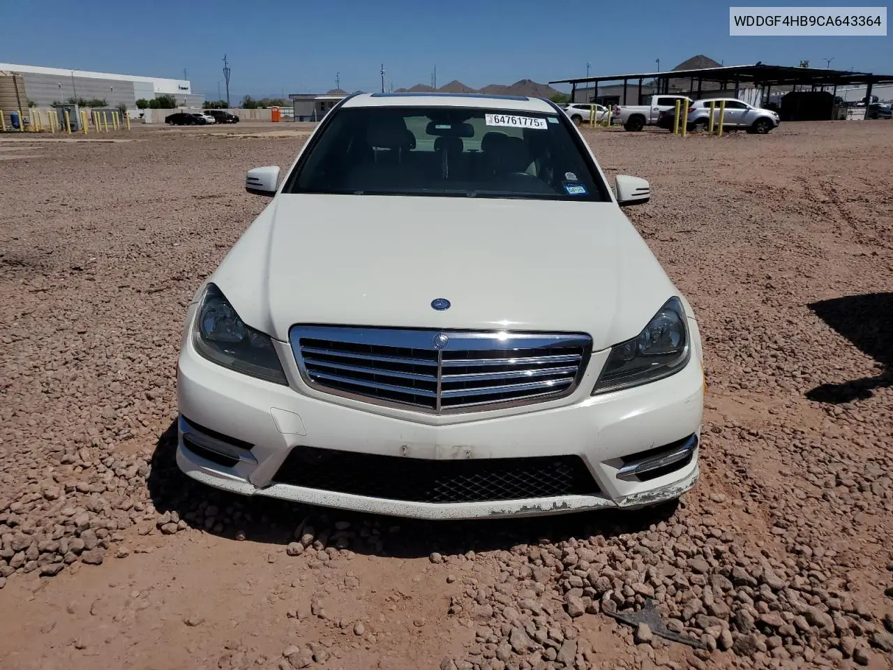 2012 Mercedes-Benz C 250 VIN: WDDGF4HB9CA643364 Lot: 64761775