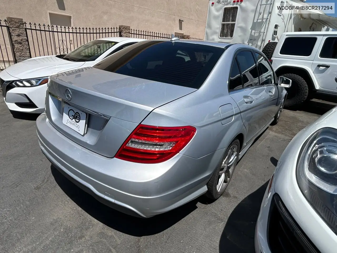 2012 Mercedes-Benz C 250 VIN: WDDGF4HB8CR217294 Lot: 64860895