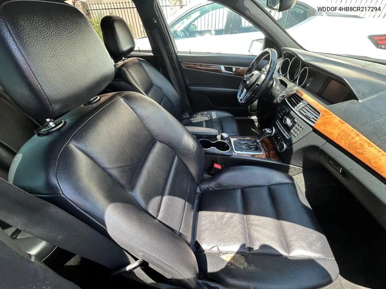 2012 Mercedes-Benz C 250 VIN: WDDGF4HB8CR217294 Lot: 64860895