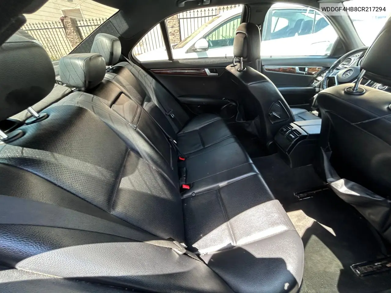 2012 Mercedes-Benz C 250 VIN: WDDGF4HB8CR217294 Lot: 64860895