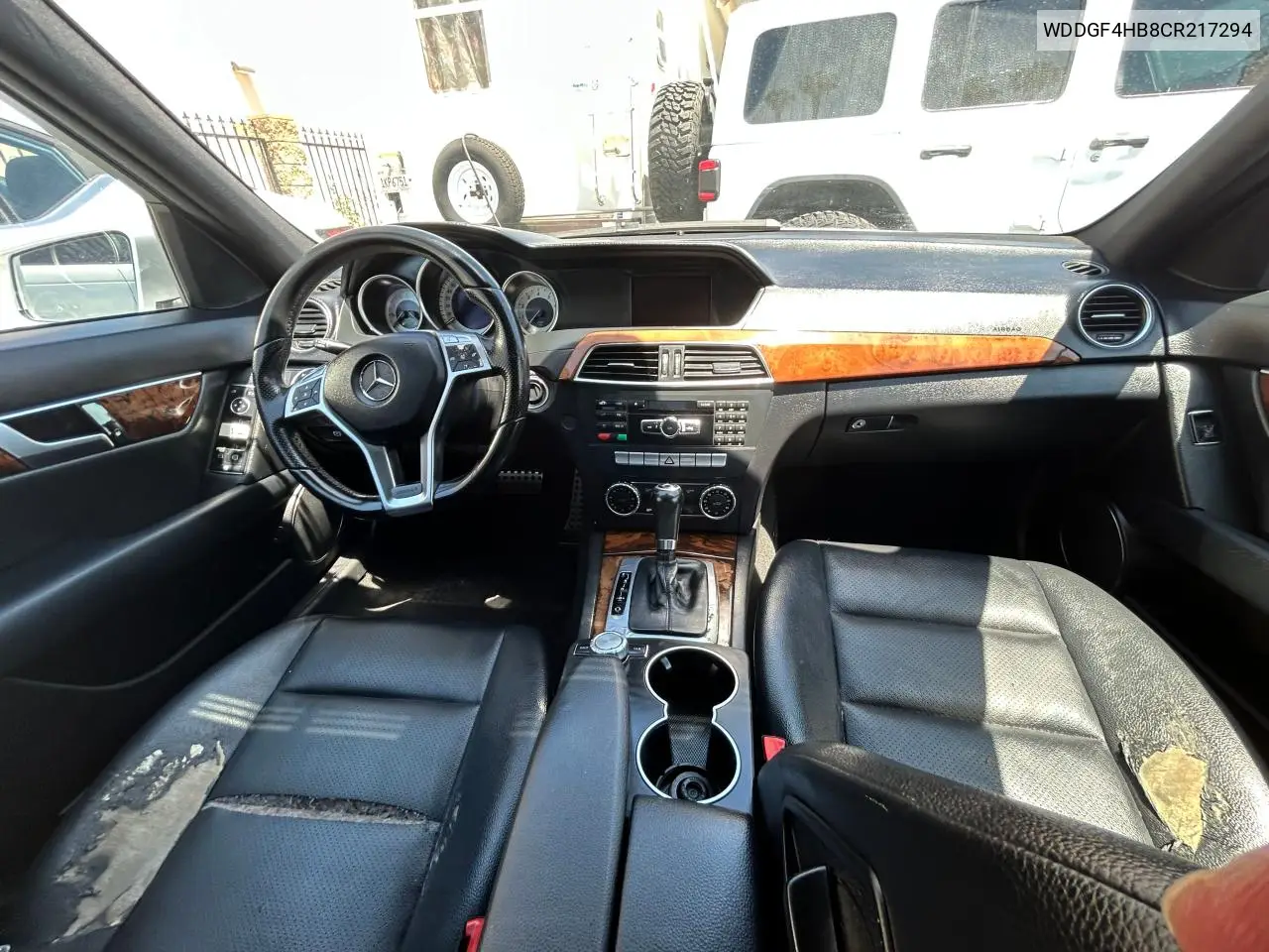2012 Mercedes-Benz C 250 VIN: WDDGF4HB8CR217294 Lot: 64860895