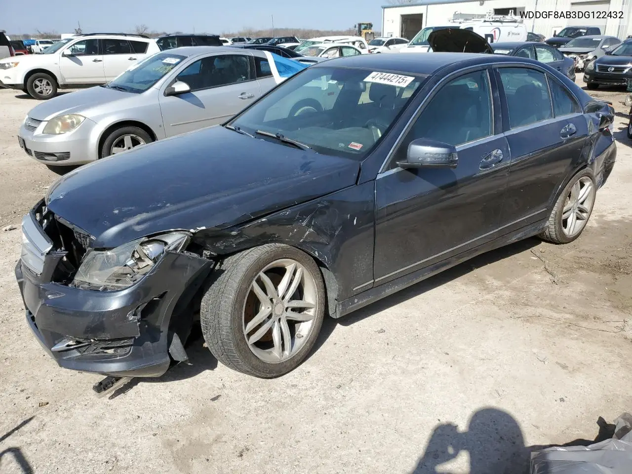 2013 Mercedes-Benz C 300 4Matic VIN: WDDGF8AB3DG122432 Lot: 47444215