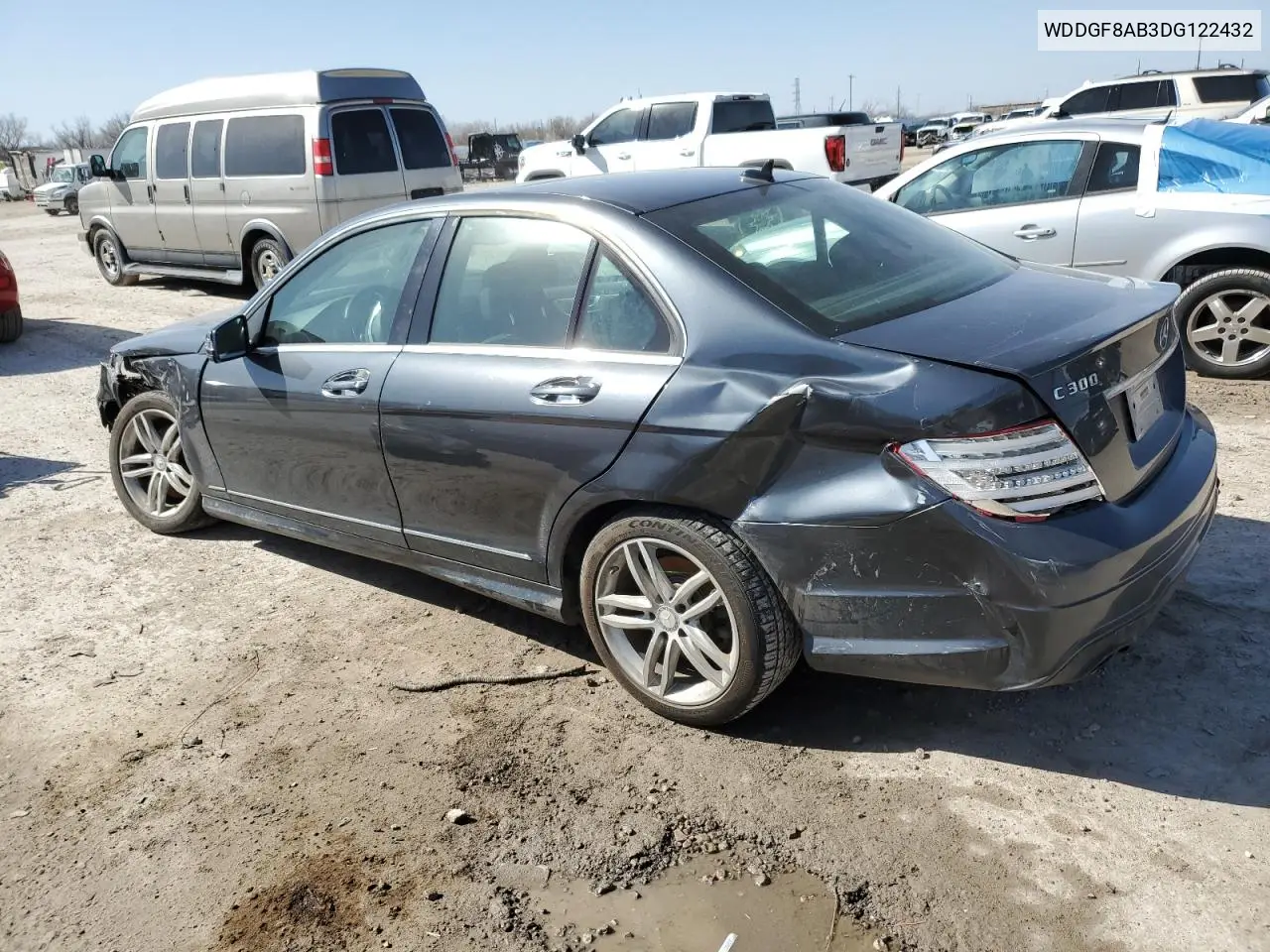 2013 Mercedes-Benz C 300 4Matic VIN: WDDGF8AB3DG122432 Lot: 47444215