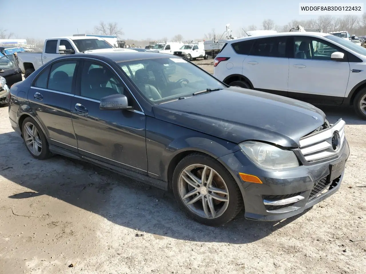 2013 Mercedes-Benz C 300 4Matic VIN: WDDGF8AB3DG122432 Lot: 47444215