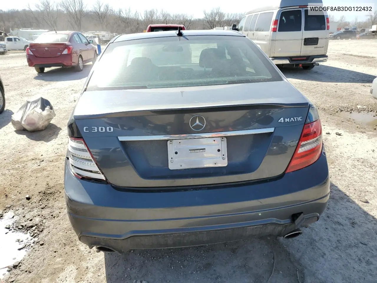 2013 Mercedes-Benz C 300 4Matic VIN: WDDGF8AB3DG122432 Lot: 47444215