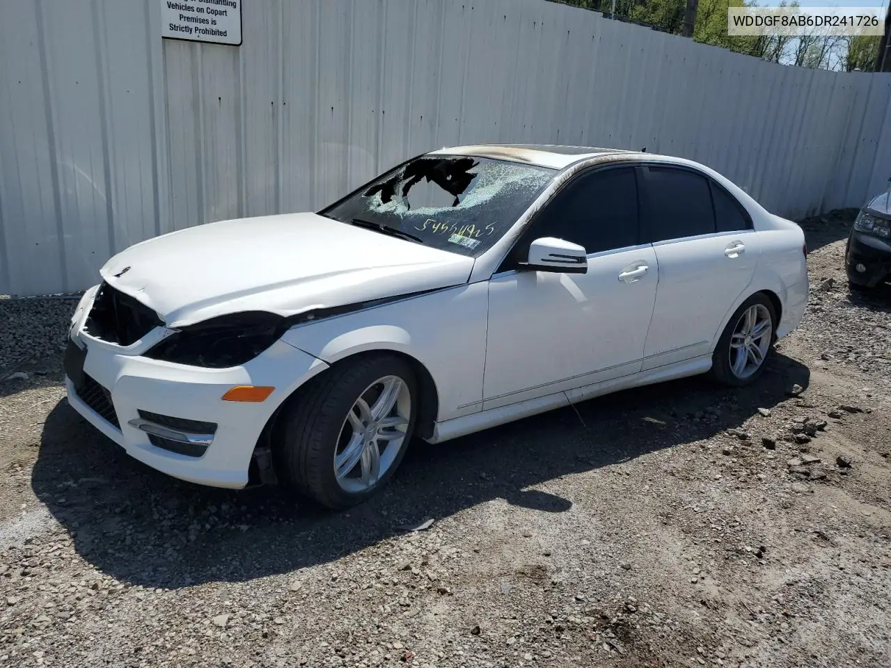 2013 Mercedes-Benz C 300 4Matic VIN: WDDGF8AB6DR241726 Lot: 54554925