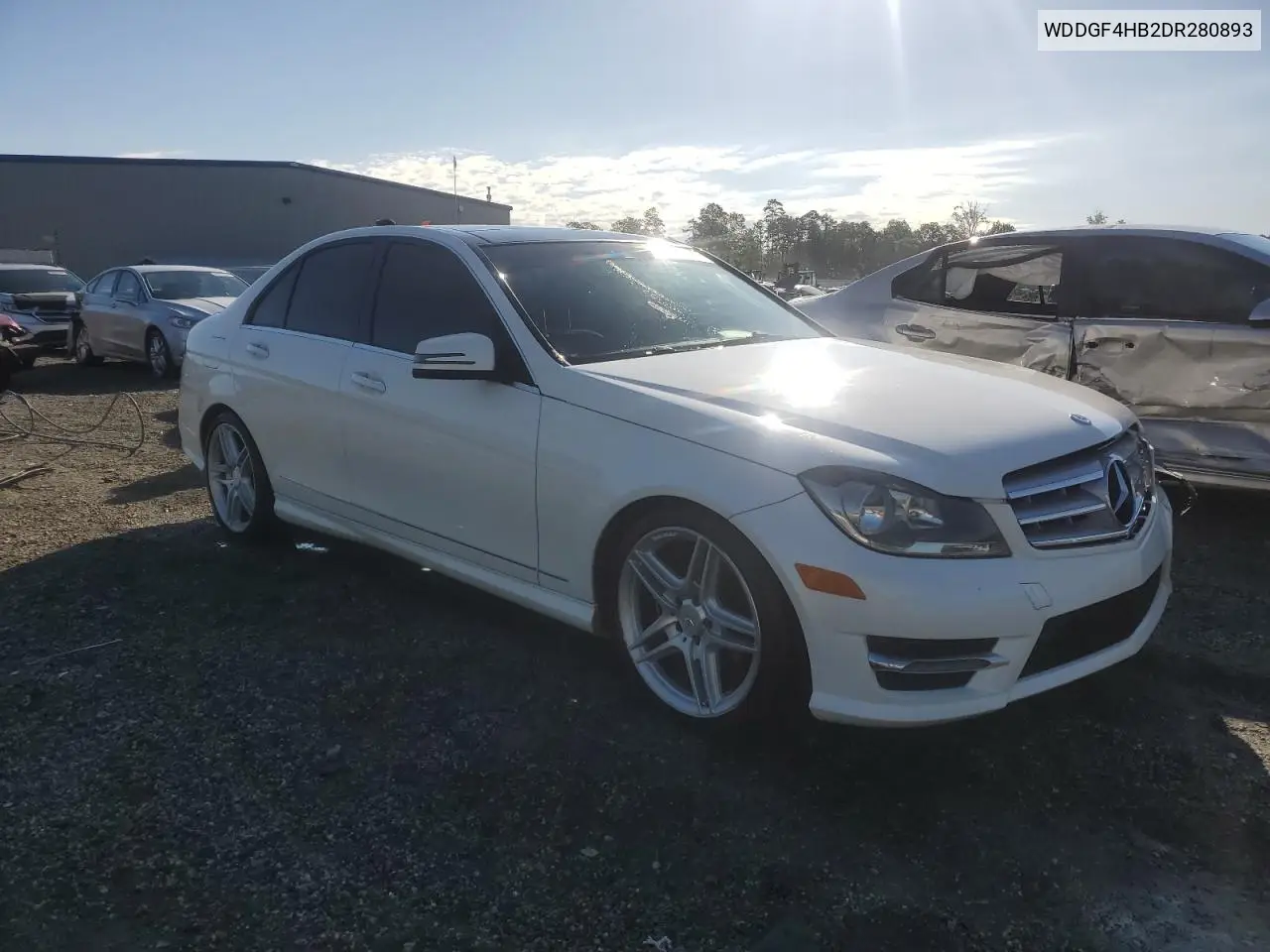 2013 Mercedes-Benz C 250 VIN: WDDGF4HB2DR280893 Lot: 54973845