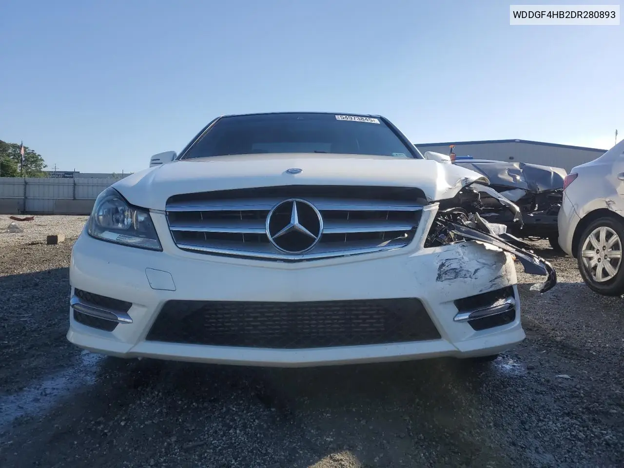 2013 Mercedes-Benz C 250 VIN: WDDGF4HB2DR280893 Lot: 54973845
