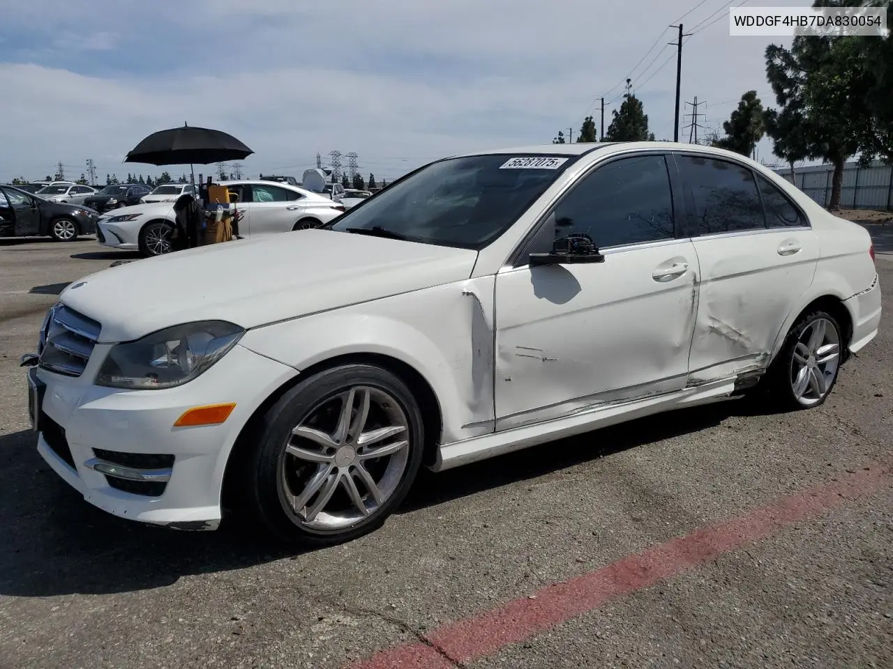 2013 Mercedes-Benz C 250 VIN: WDDGF4HB7DA830054 Lot: 56287075