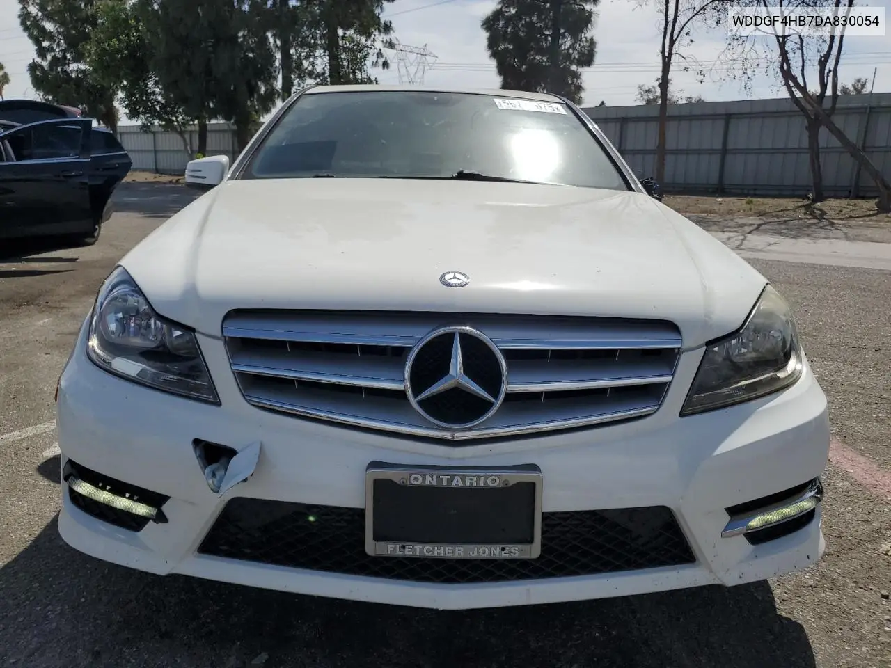 2013 Mercedes-Benz C 250 VIN: WDDGF4HB7DA830054 Lot: 56287075