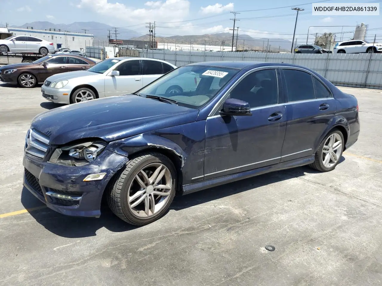 2013 Mercedes-Benz C 250 VIN: WDDGF4HB2DA861339 Lot: 56428355