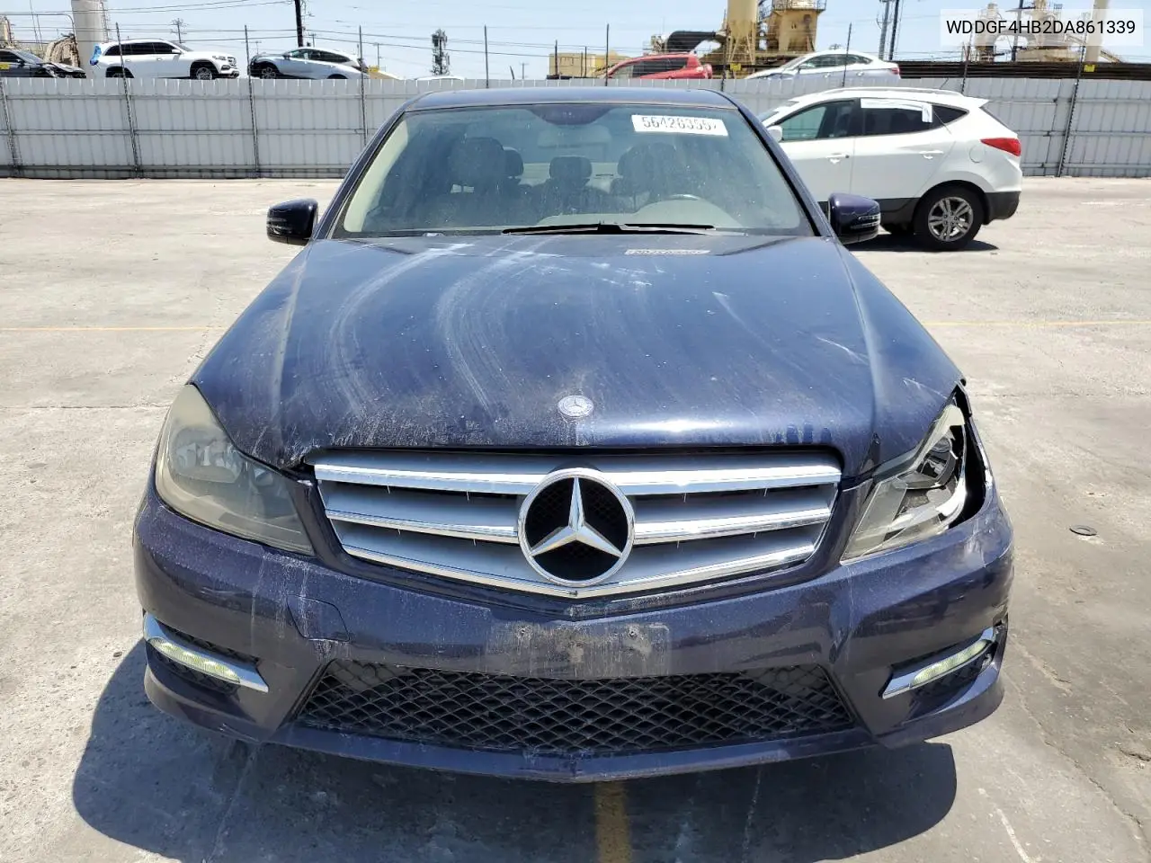 2013 Mercedes-Benz C 250 VIN: WDDGF4HB2DA861339 Lot: 56428355