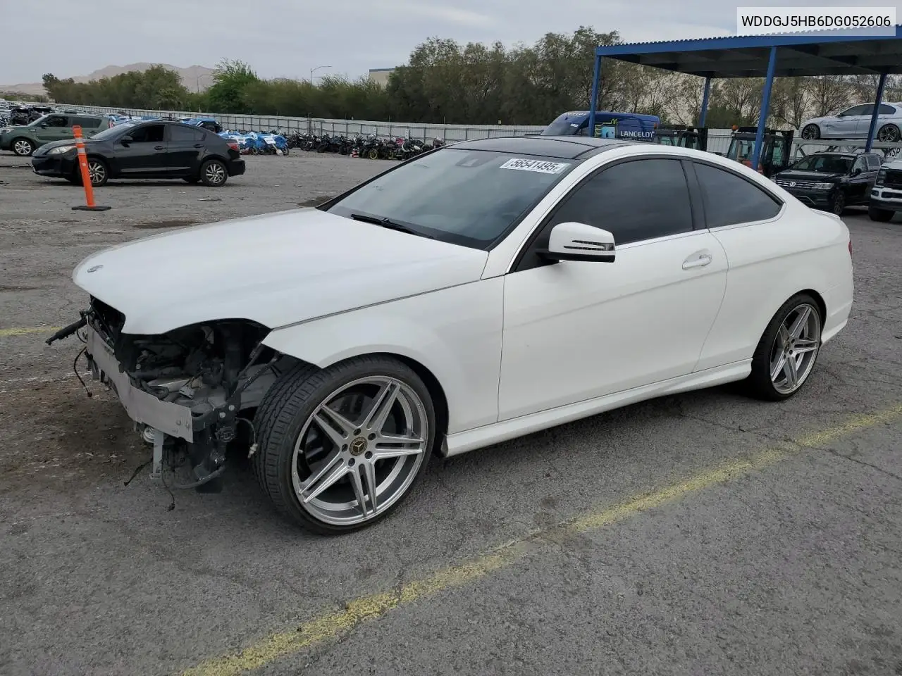 2013 Mercedes-Benz C 350 VIN: WDDGJ5HB6DG052606 Lot: 56541495