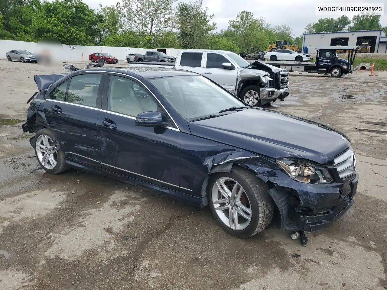 2013 Mercedes-Benz C 250 VIN: WDDGF4HB9DR298923 Lot: 56575025