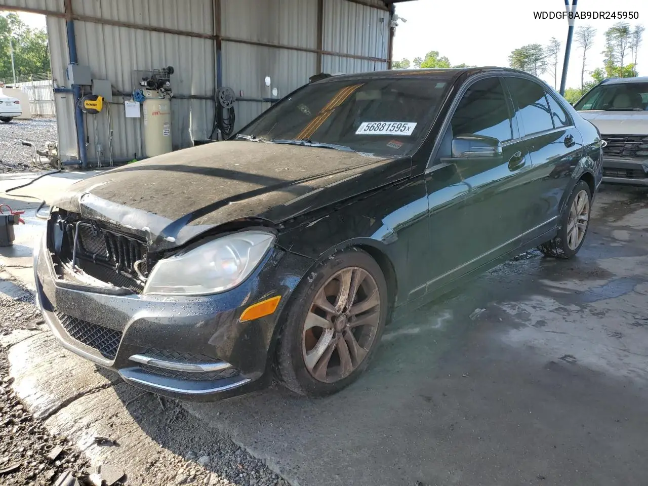 2013 Mercedes-Benz C 300 4Matic VIN: WDDGF8AB9DR245950 Lot: 56881595