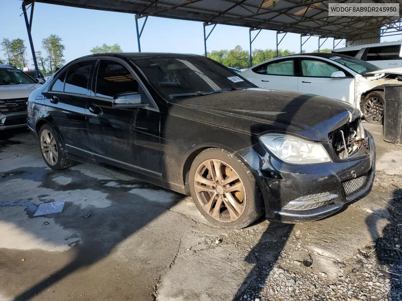 2013 Mercedes-Benz C 300 4Matic VIN: WDDGF8AB9DR245950 Lot: 56881595