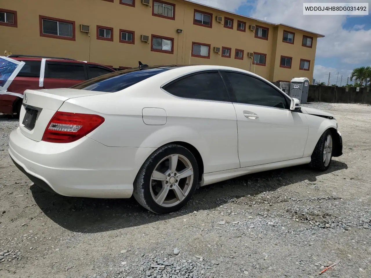 2013 Mercedes-Benz C 250 VIN: WDDGJ4HB8DG031492 Lot: 56948645