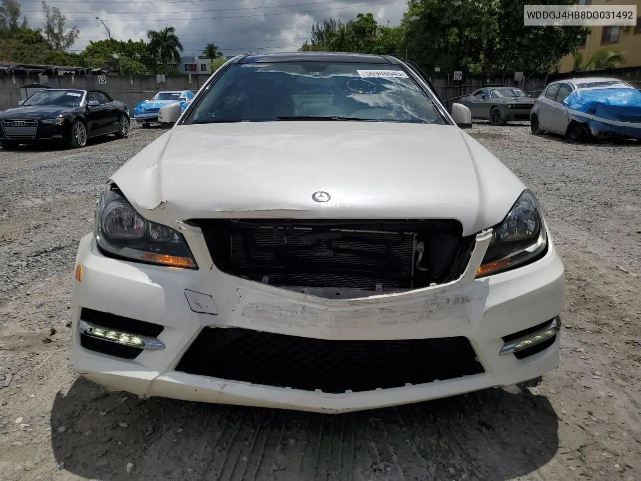 2013 Mercedes-Benz C 250 VIN: WDDGJ4HB8DG031492 Lot: 56948645