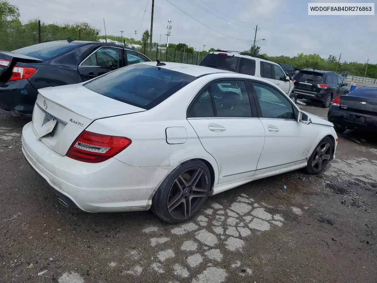 2013 Mercedes-Benz C 300 4Matic VIN: WDDGF8AB4DR276863 Lot: 56956455