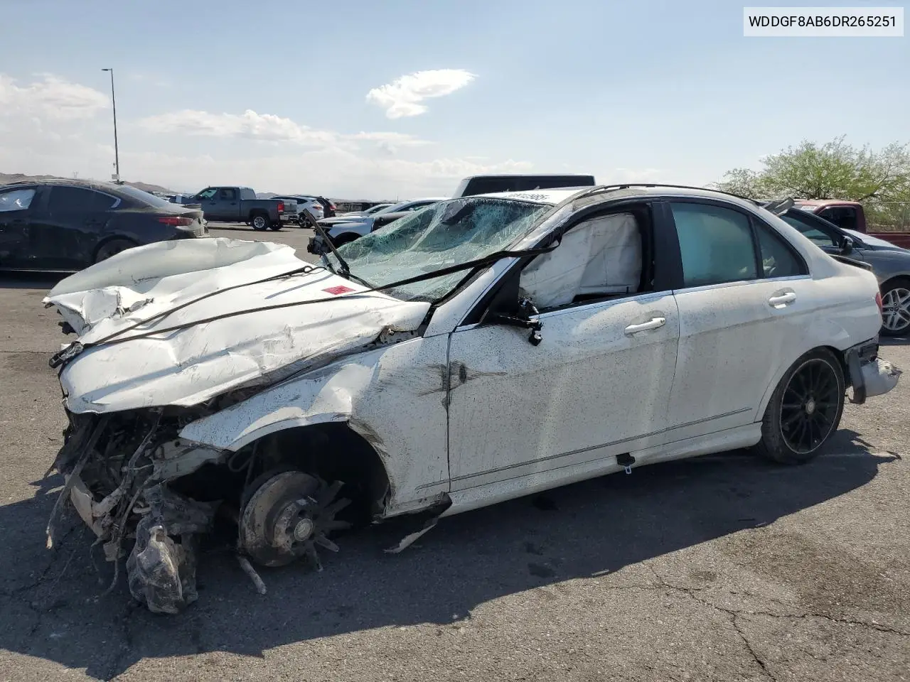 2013 Mercedes-Benz C 300 4Matic VIN: WDDGF8AB6DR265251 Lot: 59912985