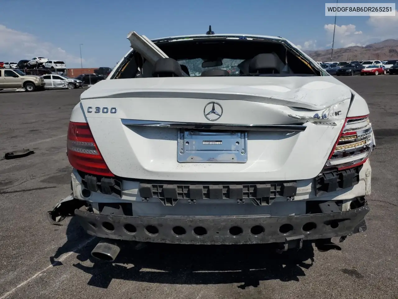 2013 Mercedes-Benz C 300 4Matic VIN: WDDGF8AB6DR265251 Lot: 59912985